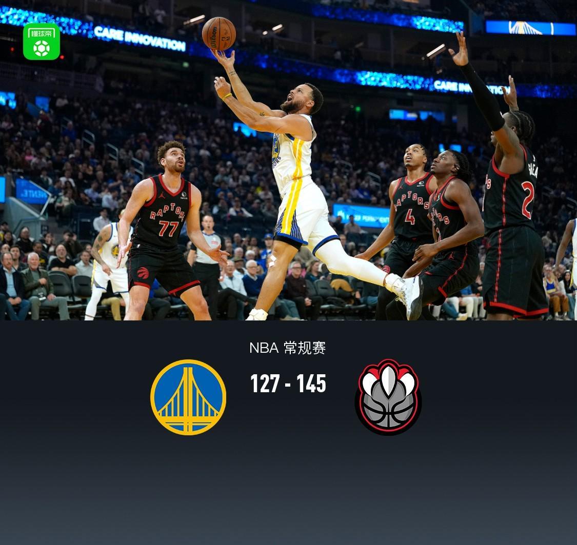 世界杯赛事直播软件下载-勇士127-145不敌猛龙,库里16分,奎克利13中11轰40+10,库明加20分